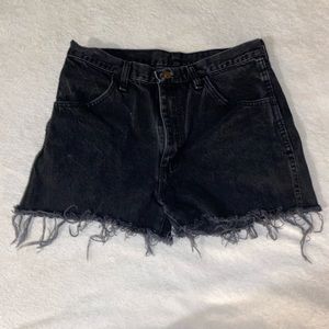 Rustlers black jean shorts